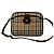 Burberry Nova Check Semi-Shoulder Bag Braun Schwarz Weiß Rot Beige