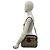 Burberry Nova Check Semi-Shoulder Bag Braun Schwarz Weiß Rot Beige - Ansicht 2