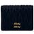 Miu Miu Tarjetero mini bi-fold de piel negra Negro