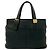 Burberry Vintage Logo Hardware Nova Check Lederhandtasche Schwarz