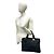Burberry Vintage Logo Hardware Nova Check Lederhandtasche Schwarz - Ansicht 2