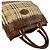 Burberry Nova Check Shadow Horse Pattern Leder Tote Bag Braun Beige - Ansicht 4