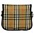 Borsa a tracolla Burberry in tela e pelle Marrone - vista 3