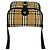 Borsa a tracolla Burberry in tela e pelle Marrone - vista 4