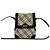 Bolsa de Ombro Burberry em Lona e Couro com Padrão Nova Check e Fecho Turnlock Preto Bege