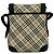 Bolsa de Ombro Burberry em Lona e Couro com Padrão Nova Check e Fecho Turnlock Preto Bege - vista 3