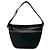 Burberry Vintage Nova Check Pattern Lederschultertasche Schwarz Beige
