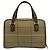 Borsa a mano Burberrys Shadow Horse Nova Check in tela e pelle Marrone Cachi - vista 3