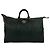 Burberry Vintage Logo Nova Check Pattern Leder Boston Bag Schwarz