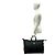 Burberry Vintage Logo Nova Check Pattern Leder Boston Bag Schwarz - Ansicht 2