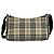 Borsa a tracolla Burberry Nova Check in tela e pelle Marrone Beige - vista 3