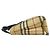 Mini borsa tote Burberry Nova Check in tela e pelle Nero Beige - vista 5