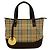 Borsa Burberry Nova Check in tela e pelle Marrone Beige