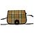 Borsa a tracolla Burberry Nova Check Shadow Horse Pattern in tela e pelle Marrone Beige
