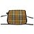 Borsa a tracolla Burberry Nova Check Shadow Horse Pattern in tela e pelle Marrone Beige - vista 3