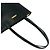 Borsa Tote in pelle Burberry Nova Check Nero - vista 4