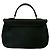 Burberry Vintage Nova Check Pattern Lederhandtasche Schwarz - Ansicht 3
