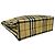 Burberry Nova Check Pattern Lederhandtasche Schwarz Beige - Ansicht 7