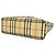Burberry Nova Check Pattern Handtasche Mini Tote Schwarz Beige - Ansicht 8