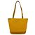 Burberry Vintage Logo Hardware Nova Check Ledertote Gelb