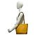 Burberry Vintage Logo Hardware Nova Check Ledertote Gelb - Ansicht 2