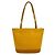 Burberry Vintage Logo Hardware Nova Check Ledertote Gelb - Ansicht 3