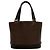Burberry Nova Check Mini-Tote aus Leder Braun Schwarz - Ansicht 3