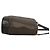 Burberry Nova Check Mini-Tote aus Leder Braun Schwarz - Ansicht 6