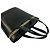 Borsa Burberry Nova Check in pelle di vitello Nero Beige - vista 4
