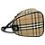 Borsa Burberry Nova Check Shadow Horse Nero Beige - vista 5