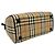 Borsa Burberry Nova Check Shadow Horse Nero Beige - vista 7
