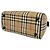 Borsa Burberry Nova Check Shadow Horse Nero Beige - vista 8