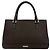Burberry Logo Hardware Nova Check Pattern Lederschultertasche Braun