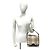 Burberry Nova Check Leder-Handtasche Tote Bag mit Logo-Hardware Schwarz Beige - Ansicht 2