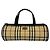 Bolsa de mão em couro Burberry Nova Check Pattern Marrom Bege