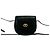 Mini borsa a tracolla Burberry in pelle nera Nero