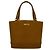 Burberry Nova Check Mini-Tote aus Leder Braun