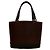 Borsa a mano Burberry in pelle marrone Mini Tote - vista 3