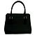 Mini borsa tote in pelle Burberry Logo Hardware Nova Check Pattern Nero - vista 3