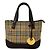 Burberry Nova Check Mini Tote Bag mit Shadow Horse Muster Braun Beige
