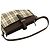Burberry Nova Check Canvas Leder Semi-One Shoulder Bag Braun Beige - Ansicht 4