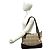 Saco Tote Burberry Vintage Nova Check em lona e couro Marrom Bege - vista 2