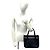 Mini bolso tote Burberry Logo Nova Check Pattern Negro Beige - vista 2