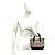 Mini bolso tote Burberry Nova Check Negro Beige - vista 2