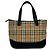 Mini bolso tote Burberry Nova Check Negro Beige - vista 3