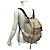 Zaino Burberry TB Monogram in nylon e pelle Beige - vista 2
