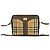 Borsa a tracolla Burberry Nova Check Pattern Marrone Beige