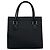 Borsa a mano in pelle nera Burberry Nova Check Nero - vista 3