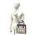 Burberry Nova Check Pattern Handtasche Braun Beige - Ansicht 2