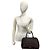 Bolsa de mão em couro Burberry Logo Hardware Nova Check Pattern Marrom - vista 2
